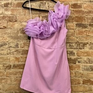 TCEC Purple one shoulder