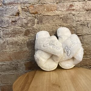 Bride- Plush Crossband House Slippers