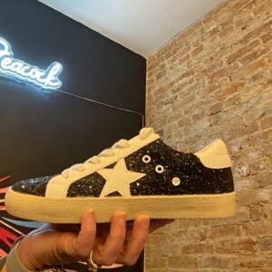 Black Sparkle Sneaker