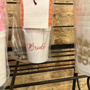 Bride & Bridesmaids Cup Set (Red)